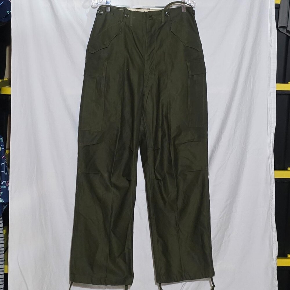 NWOT - Vintage Trousers, Shell, Field, M-1951 Salvage Co of Tenn. OD Reg Small*